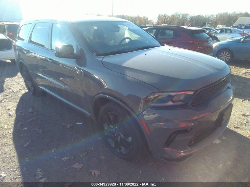 2021 DODGE DURANGO SXT PLUS VIN: 1C4RDJAG1MC521746