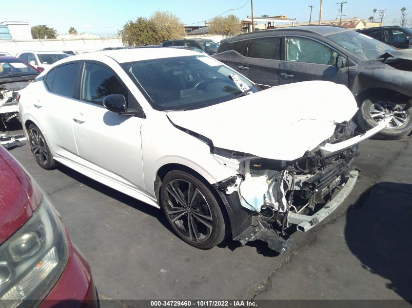 2022 NISSAN SENTRA SR VIN: 3N1AB8DV1NY227152