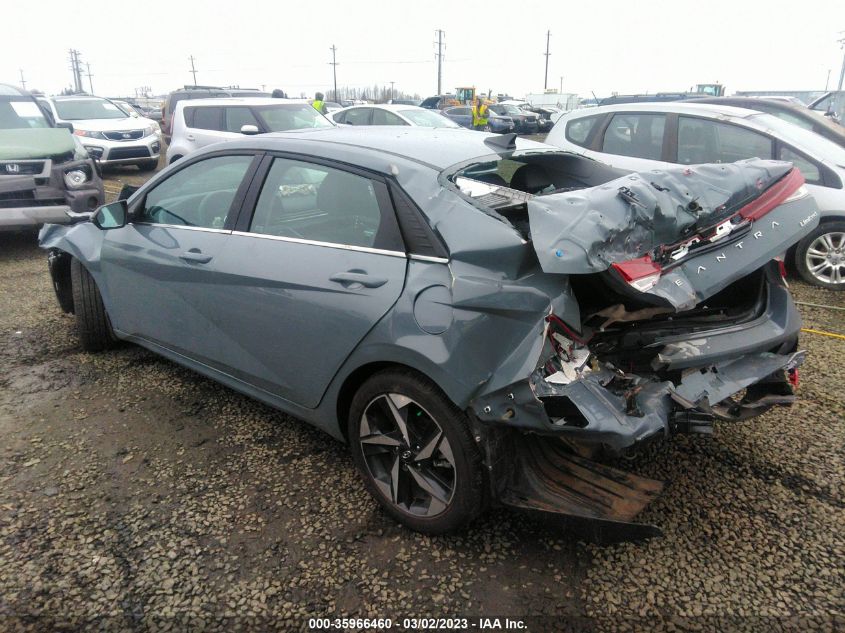 2023 HYUNDAI ELANTRA LIMITED VIN: KMHLP4AG8PU371708