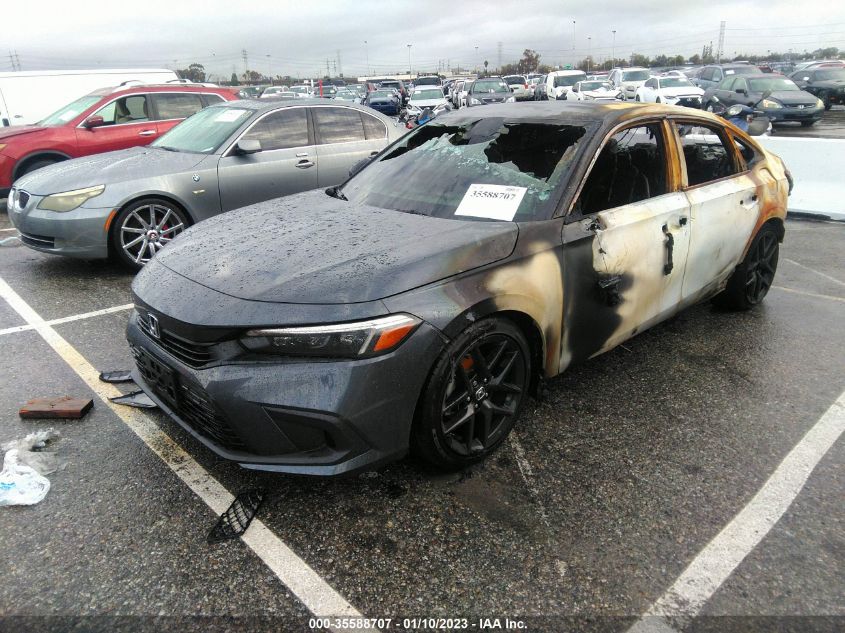 2022 HONDA CIVIC SEDAN SPORT VIN: 2HGFE2F51NH600234