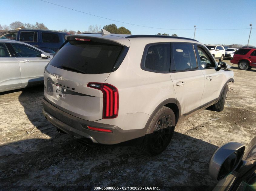 2022 KIA TELLURIDE SX VIN: 5XYP5DHC4NG250395