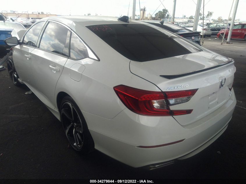 2022 HONDA ACCORD SEDAN SPORT VIN: 1HGCV1F36NA056811
