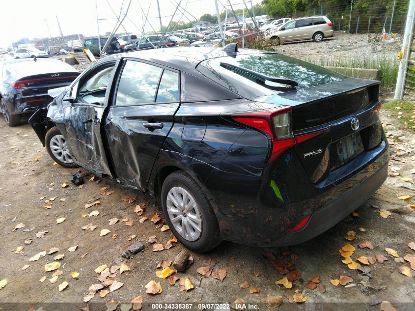 2022 TOYOTA PRIUS L VIN: JTDKAMFUXN3174560