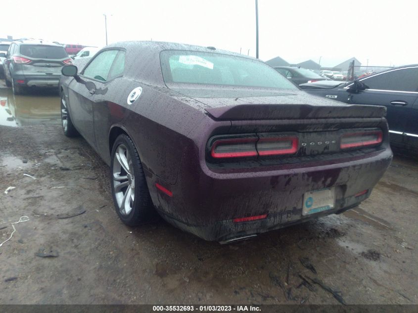 2022 DODGE CHALLENGER R/T VIN: 2C3CDZBT6NH155589