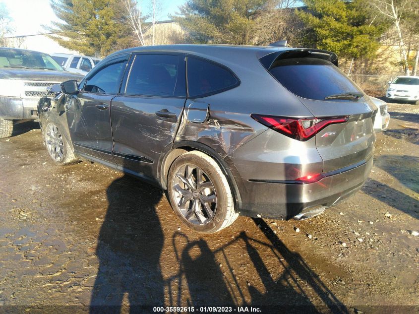 2022 ACURA MDX W/A-SPEC PACKAGE VIN: 5J8YE1H0XNL020049