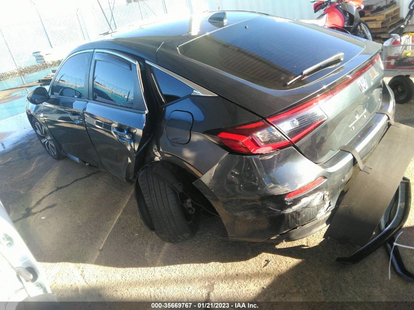 2022 HONDA CIVIC HATCHBACK EX-L VIN: 19XFL1H73NE014322