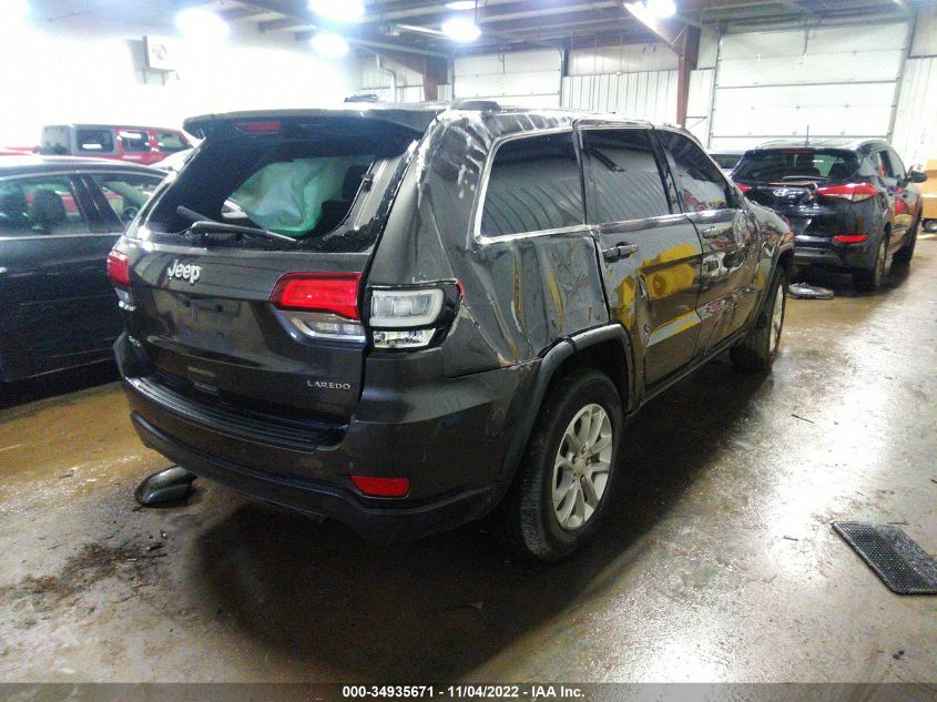 2021 JEEP GRAND CHEROKEE LAREDO E VIN: 1C4RJFAG5MC677651