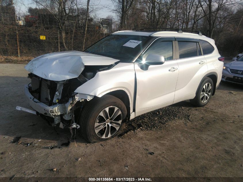 2023 TOYOTA HIGHLANDER L/LE/XLE/XSE/LIMITED VIN: 5TDKDRBHXPS004777