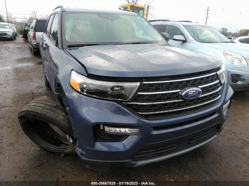 2021 FORD EXPLORER XLT VIN: 1FMSK8DH0MGB77948