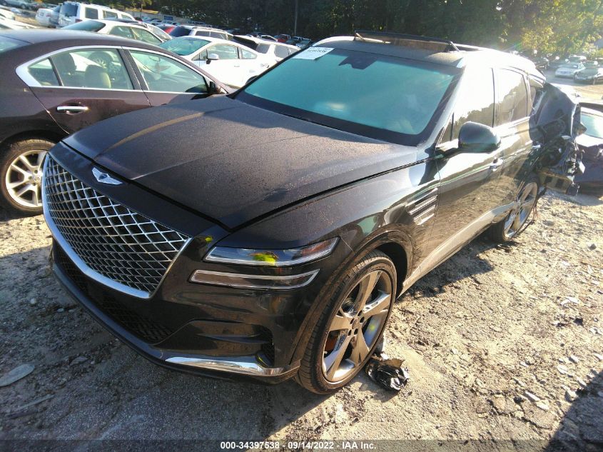 2022 GENESIS GV80 VIN: KMUHBDSB2NU095953