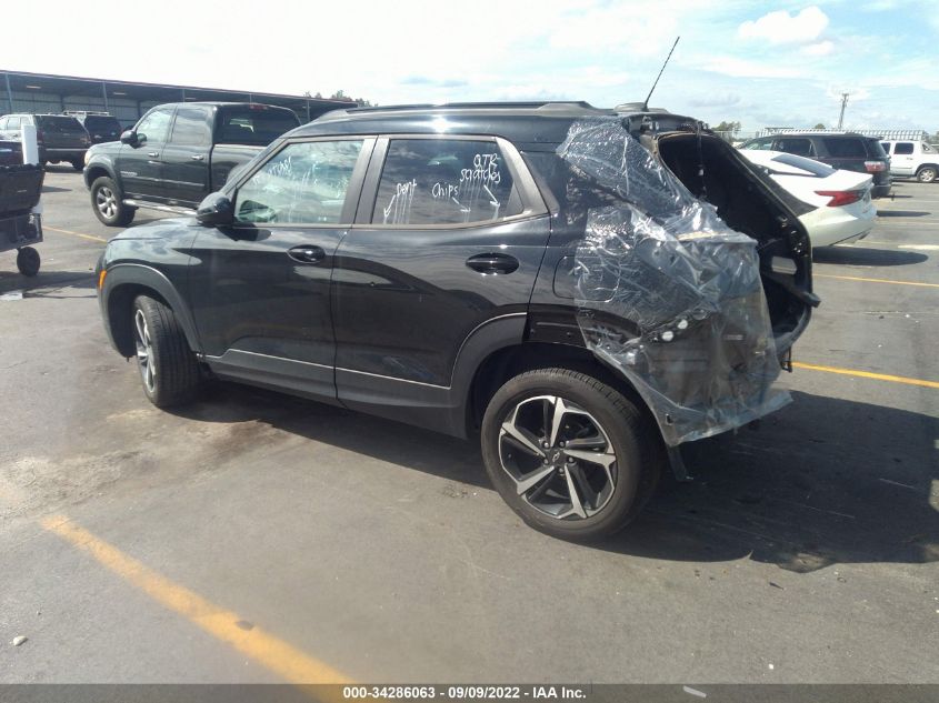 2021 CHEVROLET TRAILBLAZER RS VIN: KL79MTSL3MB039452