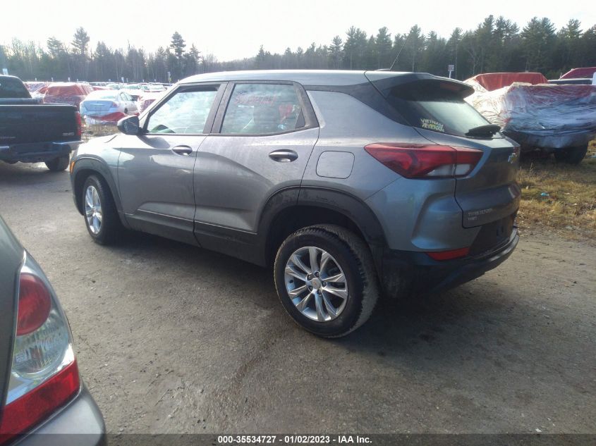 2021 CHEVROLET TRAILBLAZER LS VIN: KL79MNSL0MB002001