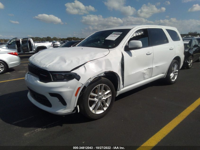 2022 DODGE DURANGO GT PLUS VIN: 1C4RDJDG5NC104479