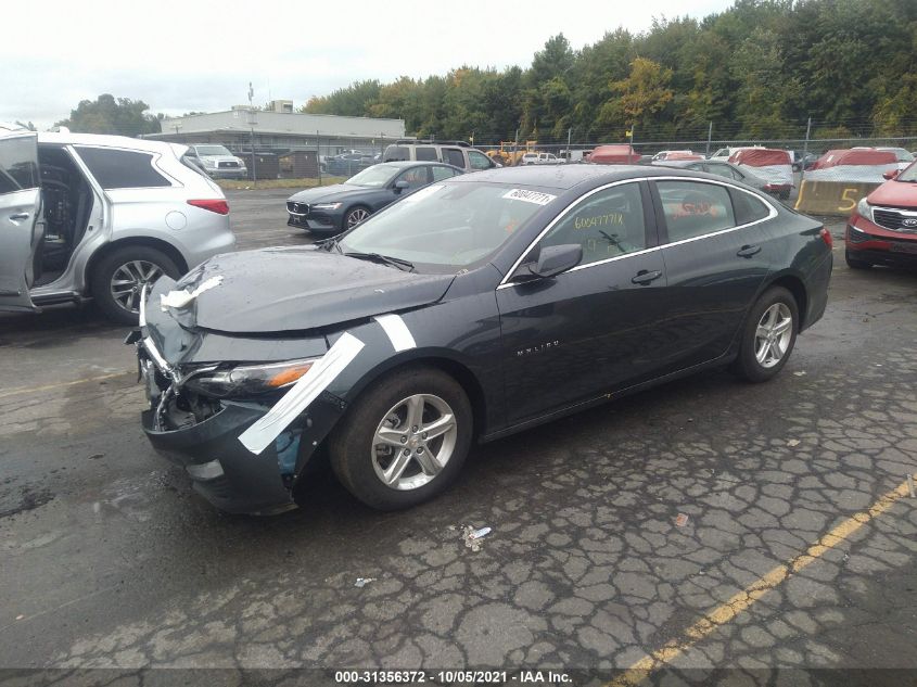 2021 CHEVROLET MALIBU LS VIN: 1G1ZC5ST9MF060289