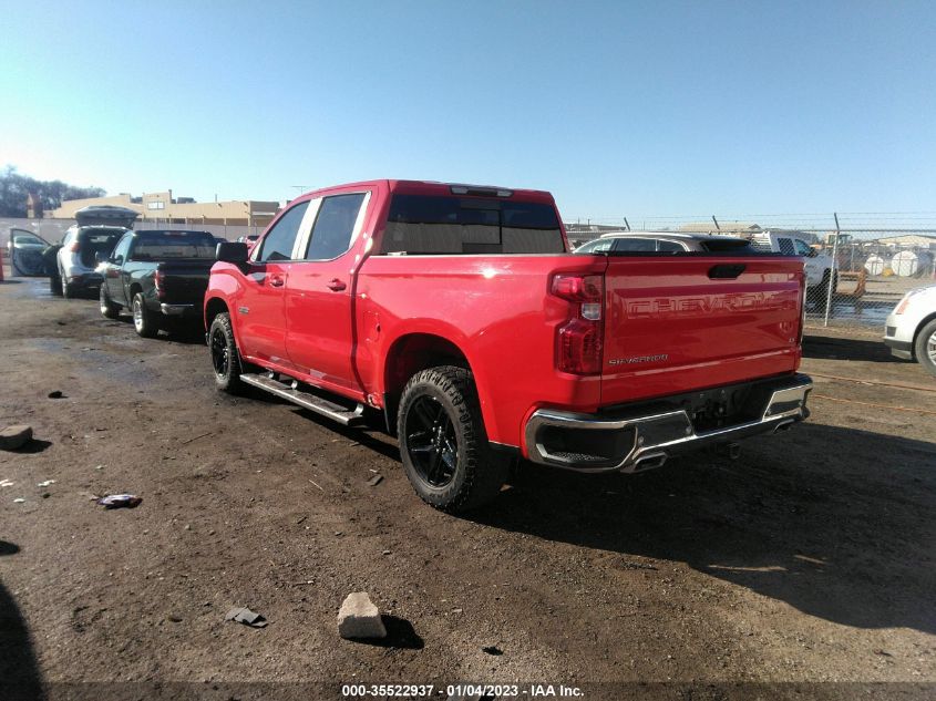 2021 CHEVROLET SILVERADO 1500 LT VIN: 3GCUYDED2MG153235