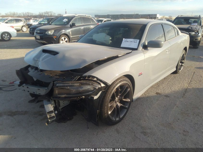 2022 DODGE CHARGER SCAT PACK VIN: 2C3CDXGJ0NH166521