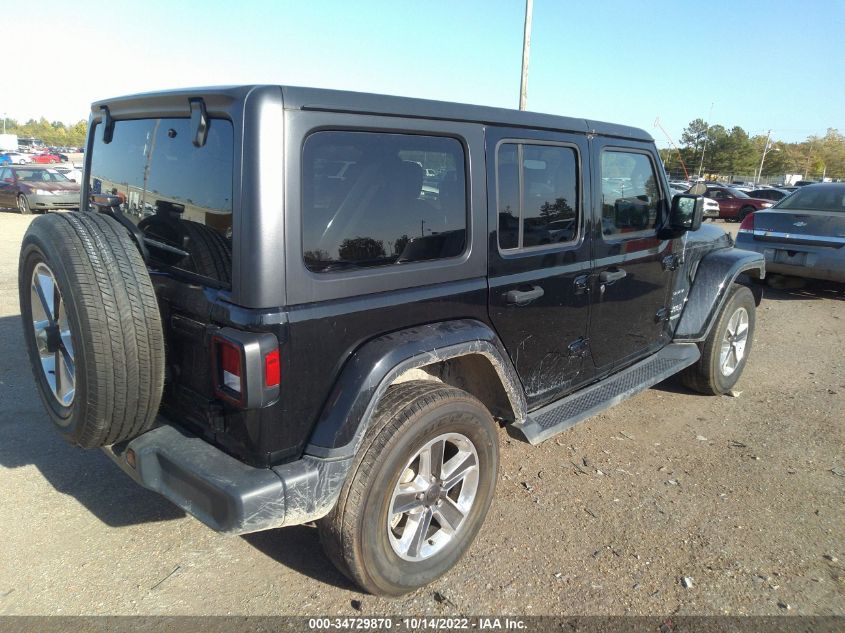 2020 JEEP WRANGLER UNLIMITED SAHARA VIN: 1C4HJXEN1LW278856