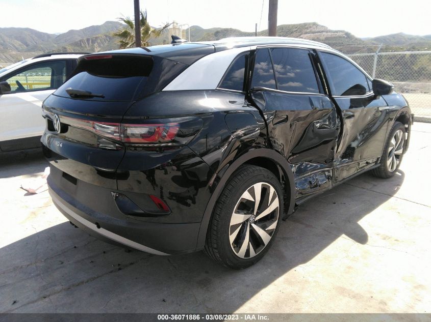 2022 VOLKSWAGEN ID.4 PRO S VIN: WVGUNPE24NP057463