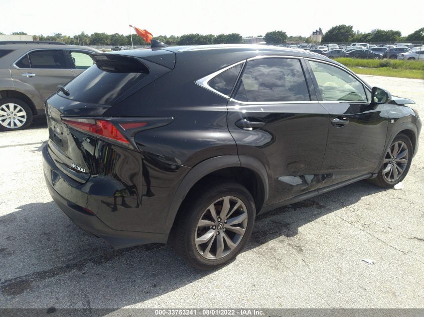 2021 LEXUS NX NX 300 F SPORT VIN: JTJSARBZ4M2190530