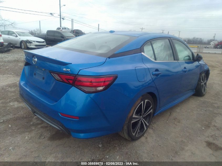 2022 NISSAN SENTRA SR VIN: 3N1AB8DV3NY257866