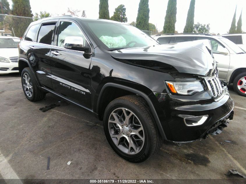 2022 JEEP GRAND CHEROKEE WK LIMITED VIN: 1C4RJFBGXNC124901