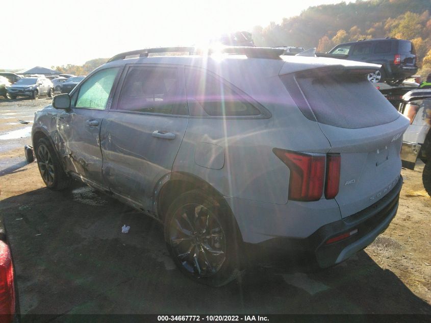 2022 KIA SORENTO X-LINE SX PRESTIGE VIN: 5XYRKDLF5NG110617