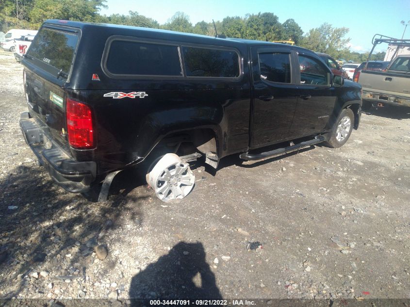 2021 CHEVROLET COLORADO 4WD LT VIN: 1GCGTCEN7M1232896