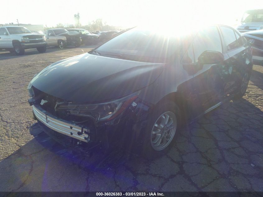 2022 TOYOTA COROLLA HYBRID LE VIN: JTDEAMDE5NJ036784