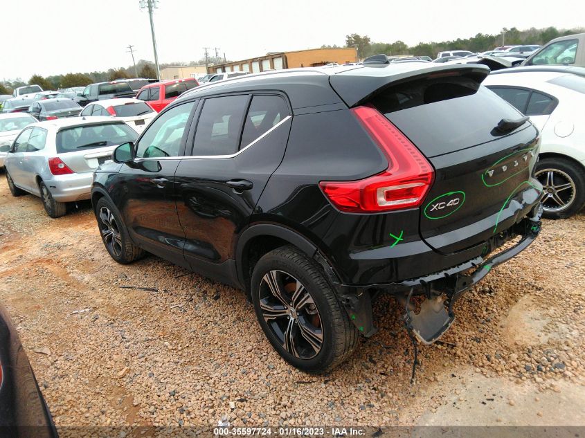 2022 VOLVO XC40 INSCRIPTION VIN: YV4AC2HL3N2790084