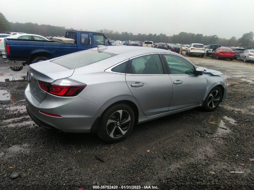 2022 HONDA INSIGHT EX VIN: 19XZE4F54NE005977