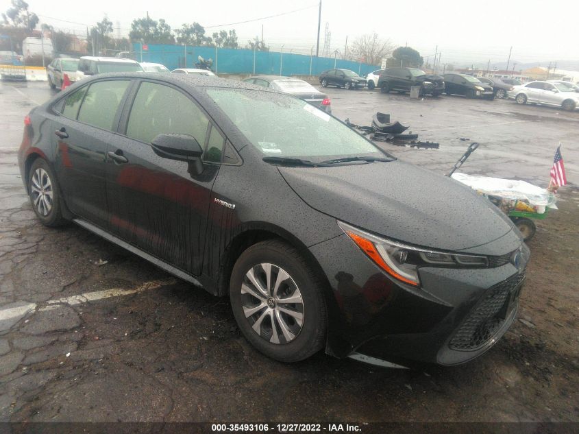 2021 TOYOTA COROLLA HYBRID LE VIN: JTDEAMDE9MJ024491