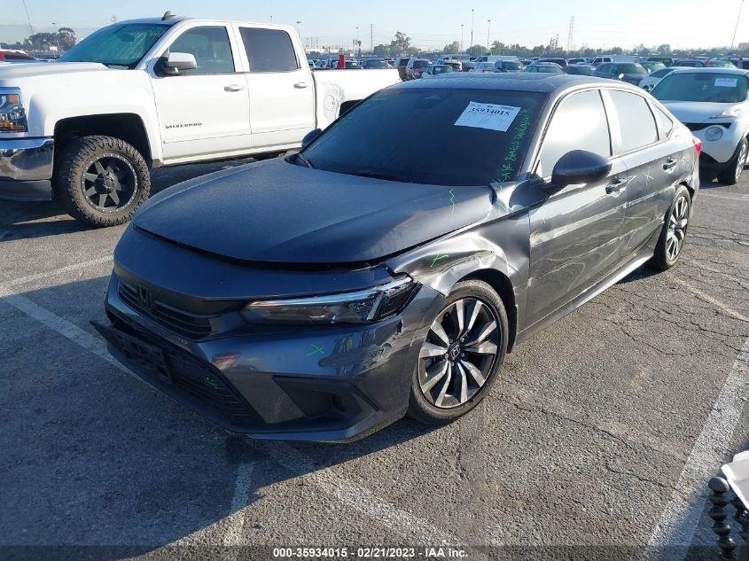 2022 HONDA CIVIC SEDAN EX VIN: JHMFE1F78NX004381