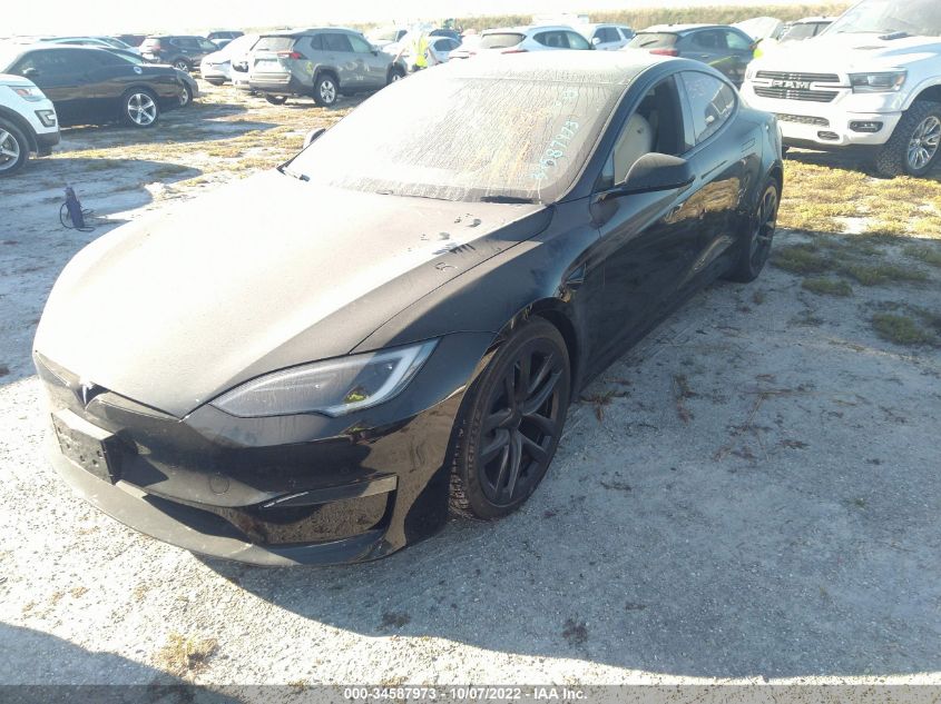 2022 TESLA MODEL S VIN: 5YJSA1E51NF486200