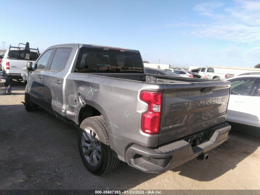 2021 CHEVROLET SILVERADO 1500 CUSTOM VIN: 3GCPWBEK3MG355250