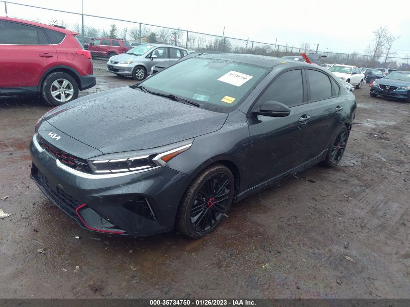 2022 KIA FORTE GT VIN: 3KPF44AC2NE431436