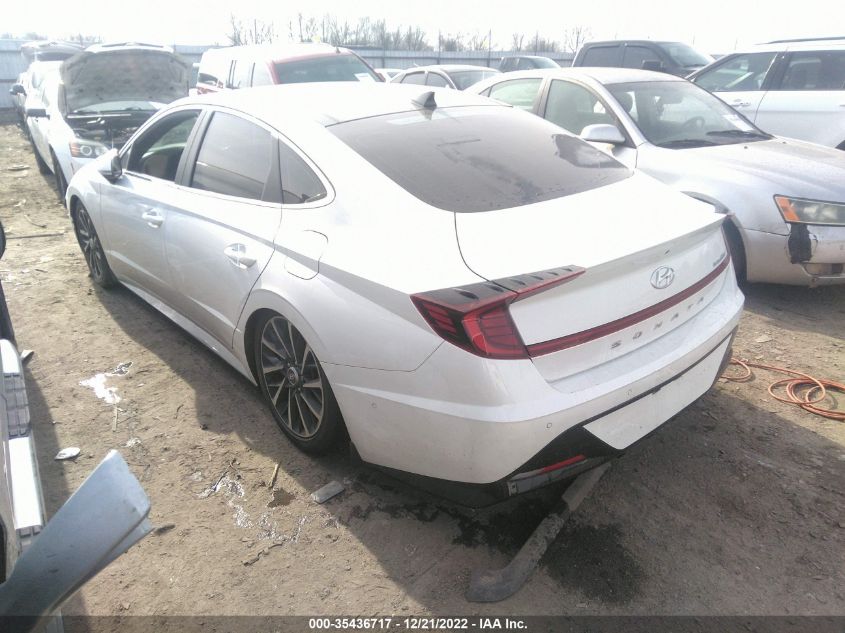 2021 HYUNDAI SONATA LIMITED VIN: 5NPEH4J24MH081406