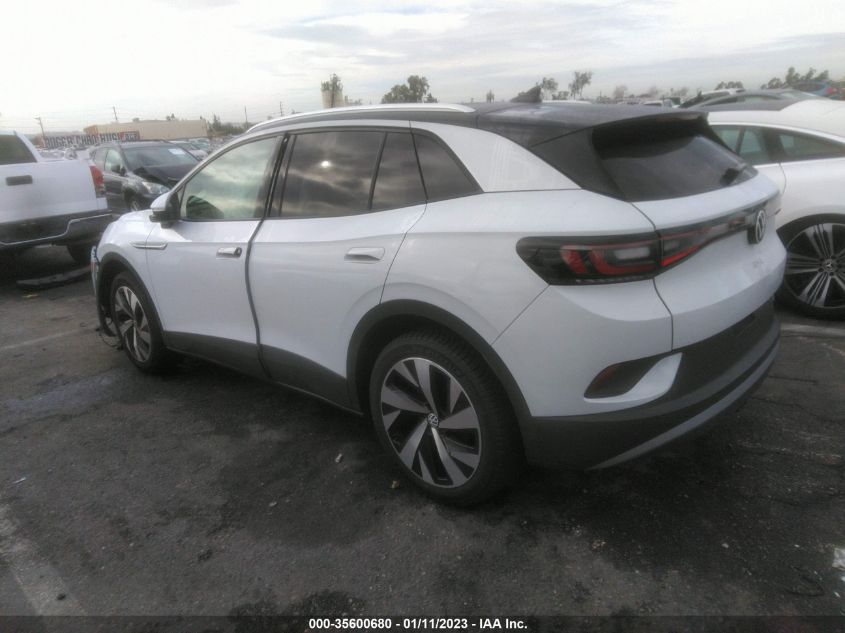 2021 VOLKSWAGEN ID.4 PRO S VIN: WVGUNPE20MP059497