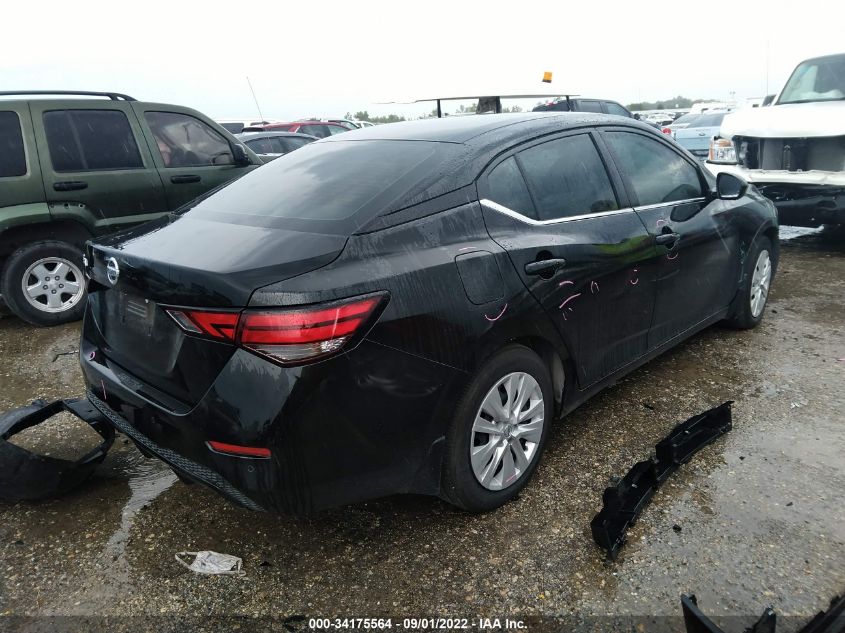 2021 NISSAN SENTRA S VIN: 3N1AB8BV3MY278170