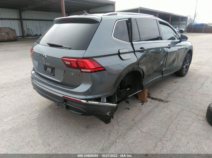2022 VOLKSWAGEN TIGUAN SE VIN: 3VV2B7AXXNM055469