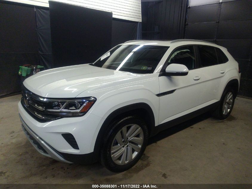 2022 VOLKSWAGEN ATLAS CROSS SPORT 3.6L V6 SE W/TECHNOLOGY VIN: 1V2KE2CAXNC226884