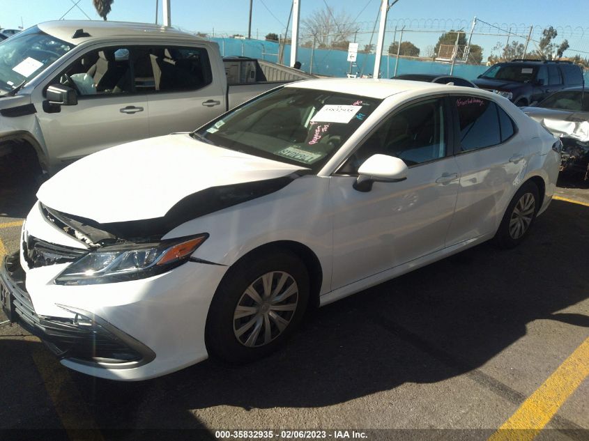 2022 TOYOTA CAMRY HYBRID LE VIN: 4T1C31AK5NU571652