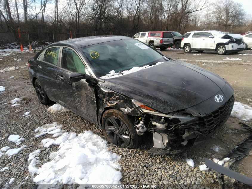 2021 HYUNDAI ELANTRA SEL VIN: 5NPLM4AG6MH038734