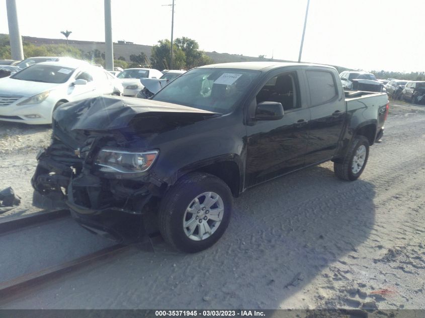 2021 CHEVROLET COLORADO 2WD LT VIN: 1GCGSCEN0M1238770
