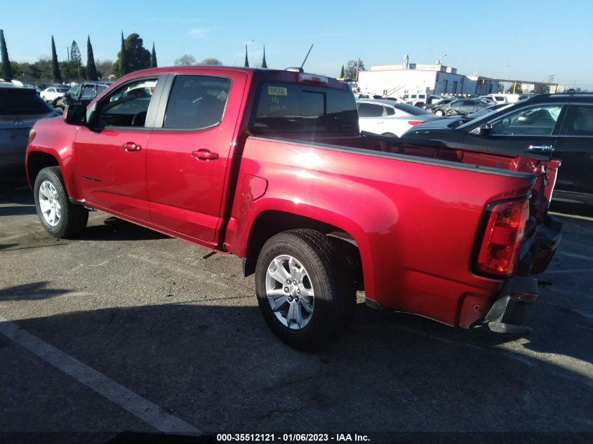 2021 CHEVROLET COLORADO 2WD LT VIN: 1GCGSCEA8M1274994