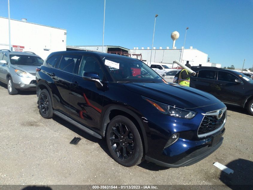 2022 TOYOTA HIGHLANDER LE VIN: 5TDZZRAH9NS114475