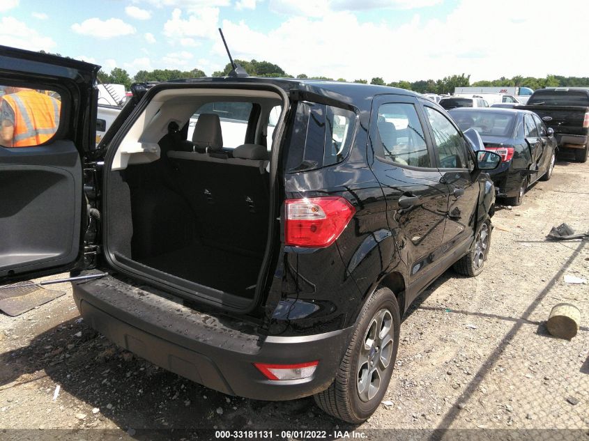 2021 FORD ECOSPORT S VIN: MAJ3S2FE6MC454768