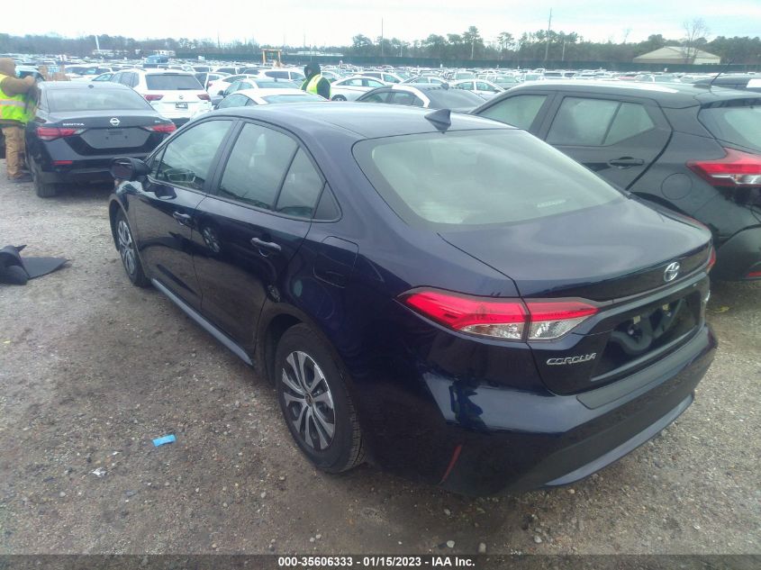 2022 TOYOTA COROLLA HYBRID LE VIN: JTDEAMDE9NJ044578