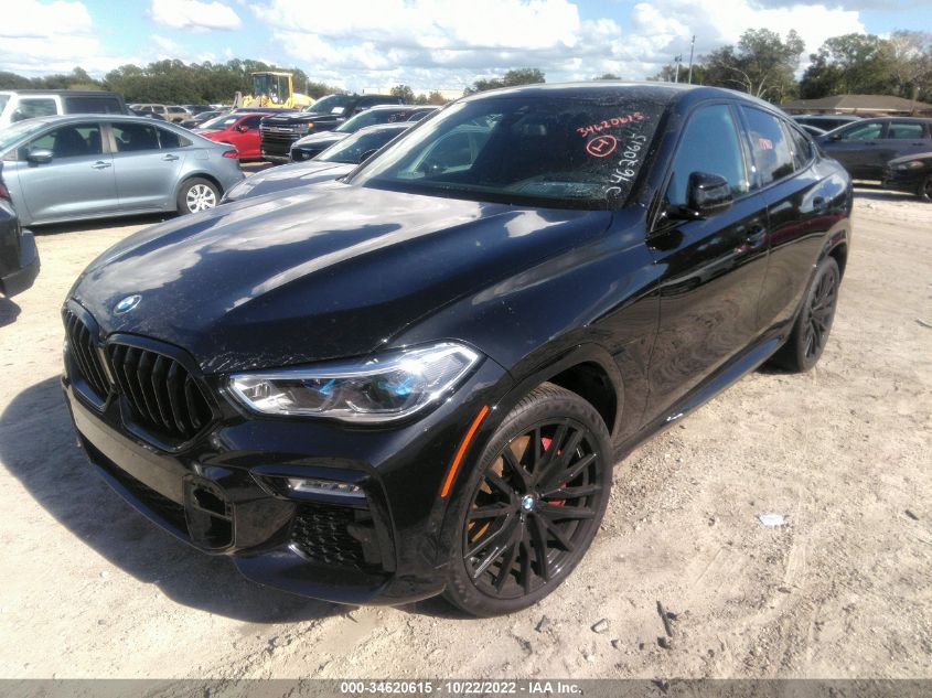 2021 BMW X6 M50I VIN: 5UXCY8C05M9E58958