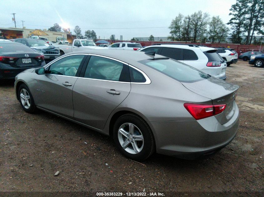 2022 CHEVROLET MALIBU LS VIN: 1G1ZB5ST2NF191424