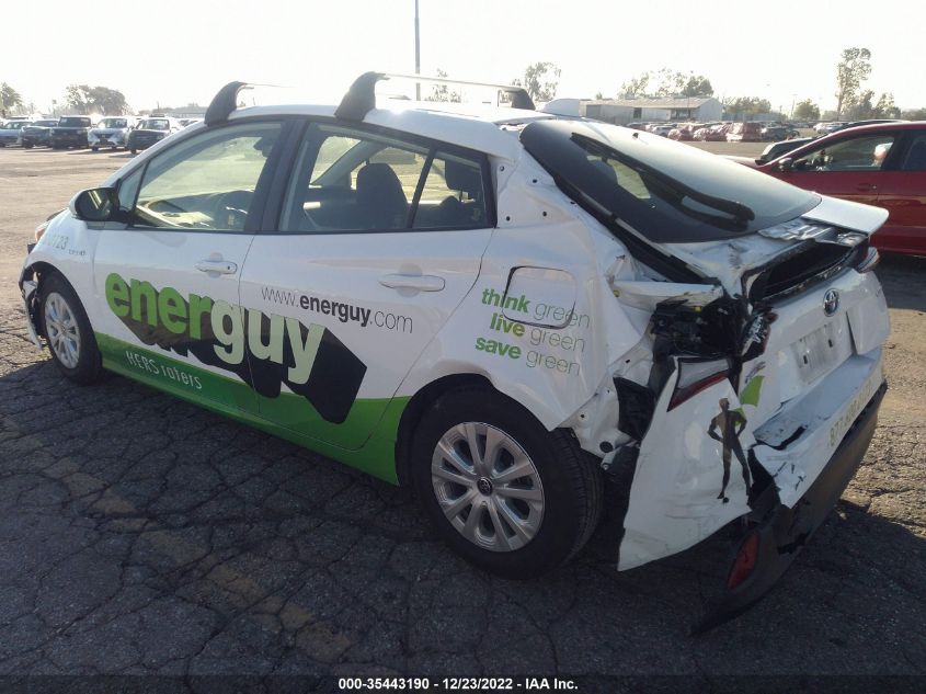 2020 TOYOTA PRIUS L ECO/LE/XLE/LIMITED VIN: JTDKARFU7L3125231